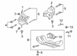 Diagram for 2025 Ford Explorer Motor And Transmission Mount - L1MZ-6028-R