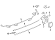 Diagram for Ford Parking Assist Distance Sensor - JR3Z-14C689-F