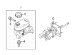 Diagram for 2025 Ford E-350/E-350 Super Duty Brake Master Cylinder - LC2Z-2140-A