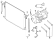 Diagram for Lincoln Aviator A/C Compressor - L1MZ-19703-A