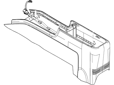 Mercury Grand Marquis Center Console Base - 7W3Z-54045A36-AC