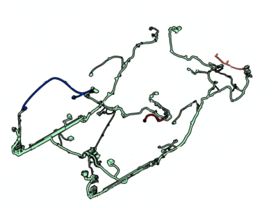 Ford AS4Z-14A005-DA Wiring Assembly