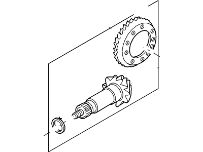 Ford 5L3Z-4209-D Gear And Pinion Assembly