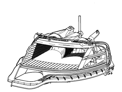 Ford 8F9Z-13008-B Headlamp Assembly