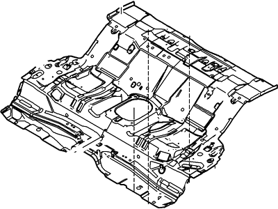 2010 Mercury Milan Floor Pan - 6E5Z-5411160-AA