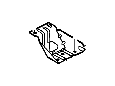 Ford 3W1Z-8052-BA Support - Radiator