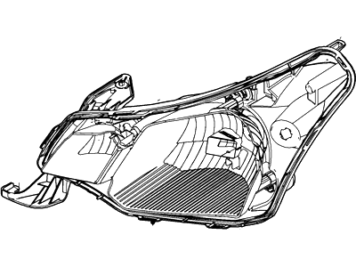 Ford 8S4Z-13008-E Headlamp Assembly