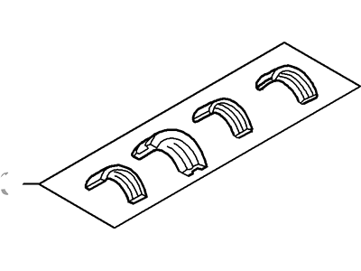 Lincoln Mark VII Crankshaft Thrust Washer Set - XW7Z-6D309-EA