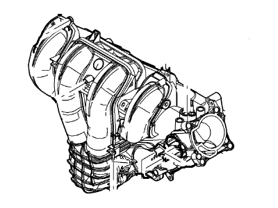 2007 Ford Escape Intake Manifold - 7M6Z-9424-A