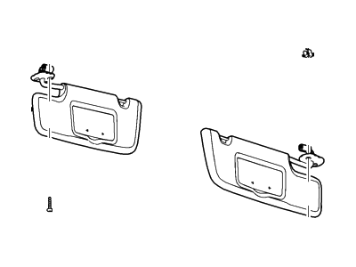 2011 Ford Mustang Sun Visor - AR3Z-7604104-GA