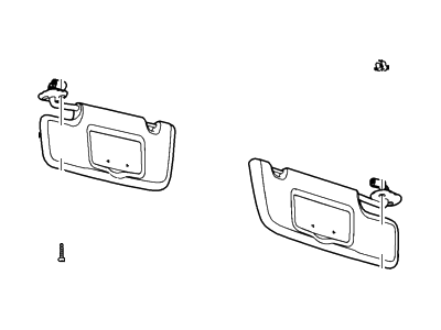 Ford Mustang Sun Visor - AR3Z-7604105-AB