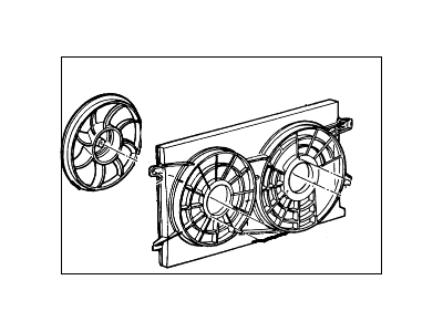 1996 Ford Windstar Engine Cooling Fan - F58Z-8C607-AB