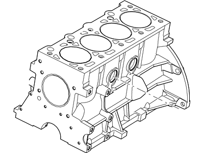 Ford YS4Z-6010-EA Cylinder Block