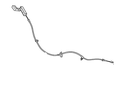 Mercury Parking Brake Cable - 6L8Z-2A635-E