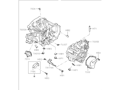 Ford BE5Z-7002-A Transaxle Assembly