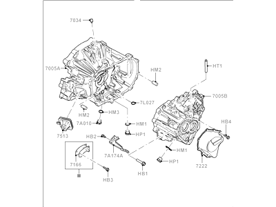 2010 Lincoln MKZ Transmission Assembly - 9E5Z-7002-BB