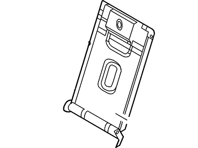 Ford 1W4Z-54613A38-BA Frame And Spring - Rear Seat Back