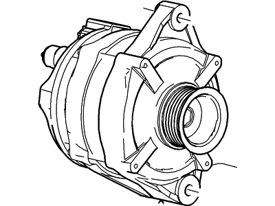 2005 Lincoln LS Alternator - 4W4Z-10346-AA