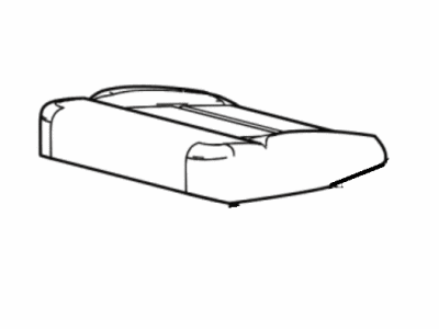 Ford 4L3Z-1663804-DAC Rear Seat Cushion Cover Assembly