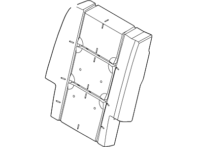 Ford DB5Z-7866800-A Pad - Rear Seat Back