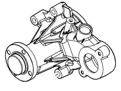 Ford BR3Z-8501-P Pump Assembly - Water