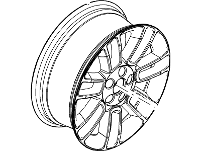 Ford DA8Z-1007-A Wheel Assembly