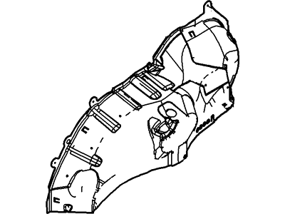 Ford FB5Z-7828082-A Insulator - Wheelhouse