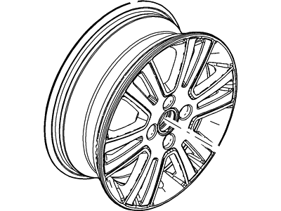 Ford AS4Z-1007-B Wheel Assembly