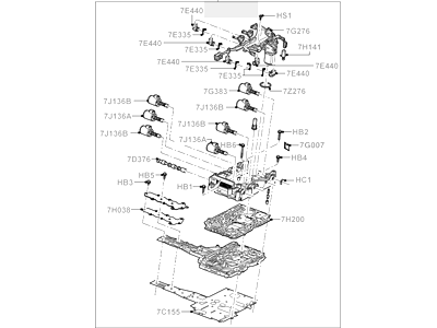 2011 Ford E-150 Transmission Sensor - 5C3Z-7G391-C