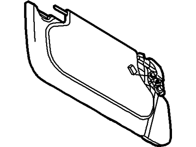 Ford 4W4Z-5404105-AAB Sun Visor Assembly