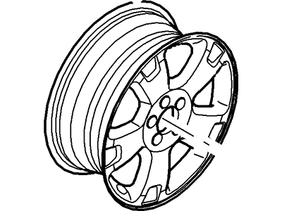 Ford 2L2Z-1007-CA Wheel Assembly