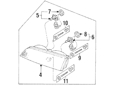 Ford F1WY-13008-A Headlamp Assembly