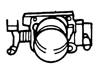 2004 Ford E-450 Super Duty Throttle Body - 4C2Z-9E926-BA