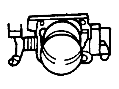 2001 Ford E-150 Throttle Body - YC2Z-9E926-BA