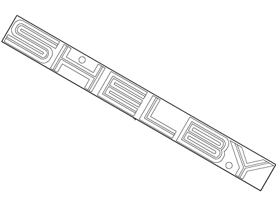 Ford 7R3Z-6342528-B Nameplate