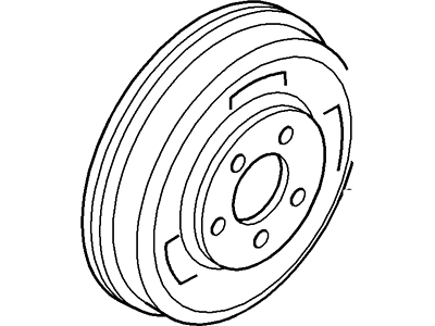 Ford Brake Drum - 2U2Z-1V126-BA