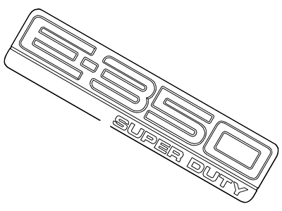 2019 Ford E-350/E-350 Super Duty Emblem - 9C2Z-1542528-DA