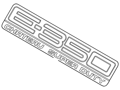 Ford 6C2Z-1542528-KA Name Plate