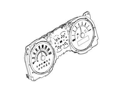 Ford CR3Z-10849-JA Instrument Cluster