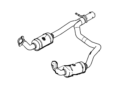 Ford 9C2Z-5F250-D Catalytic Converter Assembly