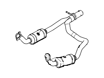 Ford E-350/E-350 Super Duty Catalytic Converter - 9C2Z-5F250-A