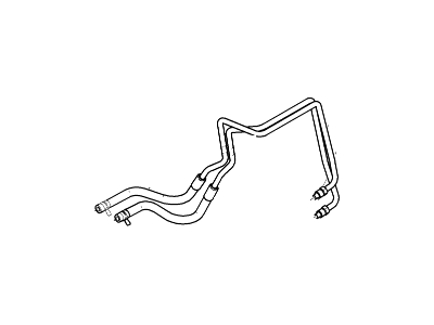 Mercury Grand Marquis Automatic Transmission Oil Cooler Line - 6W1Z-7A031-B