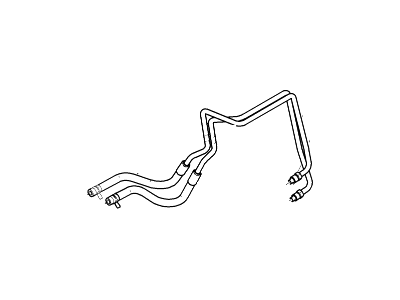 Lincoln Town Car Oil Cooler Hose - 6W1Z-7A031-B