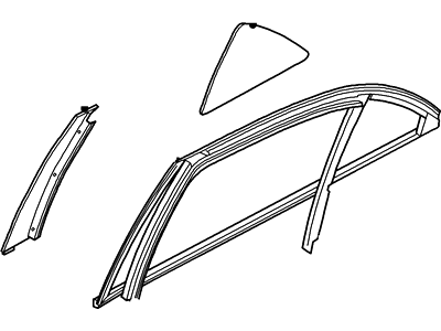 Lincoln LS Window Run - 6W4Z-54246A27-AA