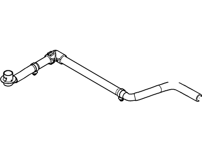 Ford BC3Z-9G297-A Hose - Fuel Vapour