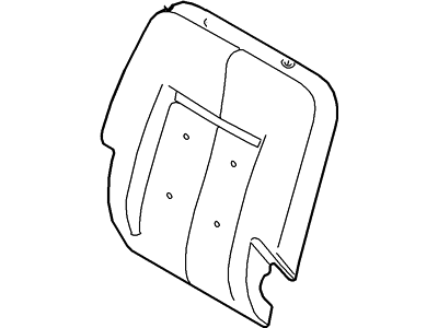 Ford 2L7Z-7866800-BA Pad - Rear Seat Back