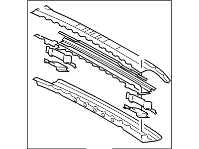 Ford 3C5Z-7841302-BA Rail Assembly - Roof - Side