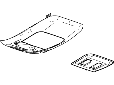 Ford 6L2Z-78519A70-HAA Console Assembly - Overhead