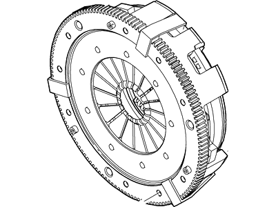 Ford 4G7Z-7B546-BB Clutch Assembly