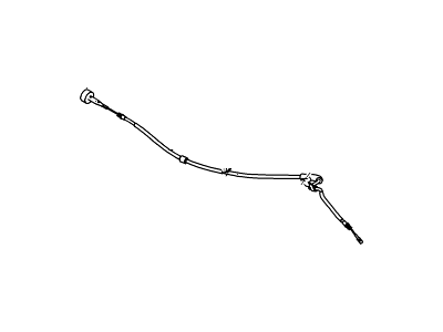 Ford Flex Parking Brake Cable - 8A8Z-2A635-C